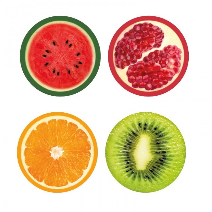 Pernute de podea moi colorate cu frunte pentru copii set de 4 buc